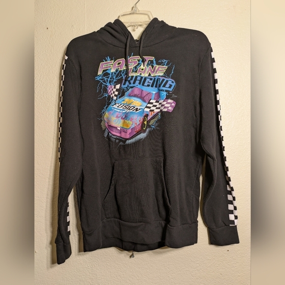 rue 21 Xl Fast Lane Racing Graphic Hoodie Pre-owned - Picture 2 of 7